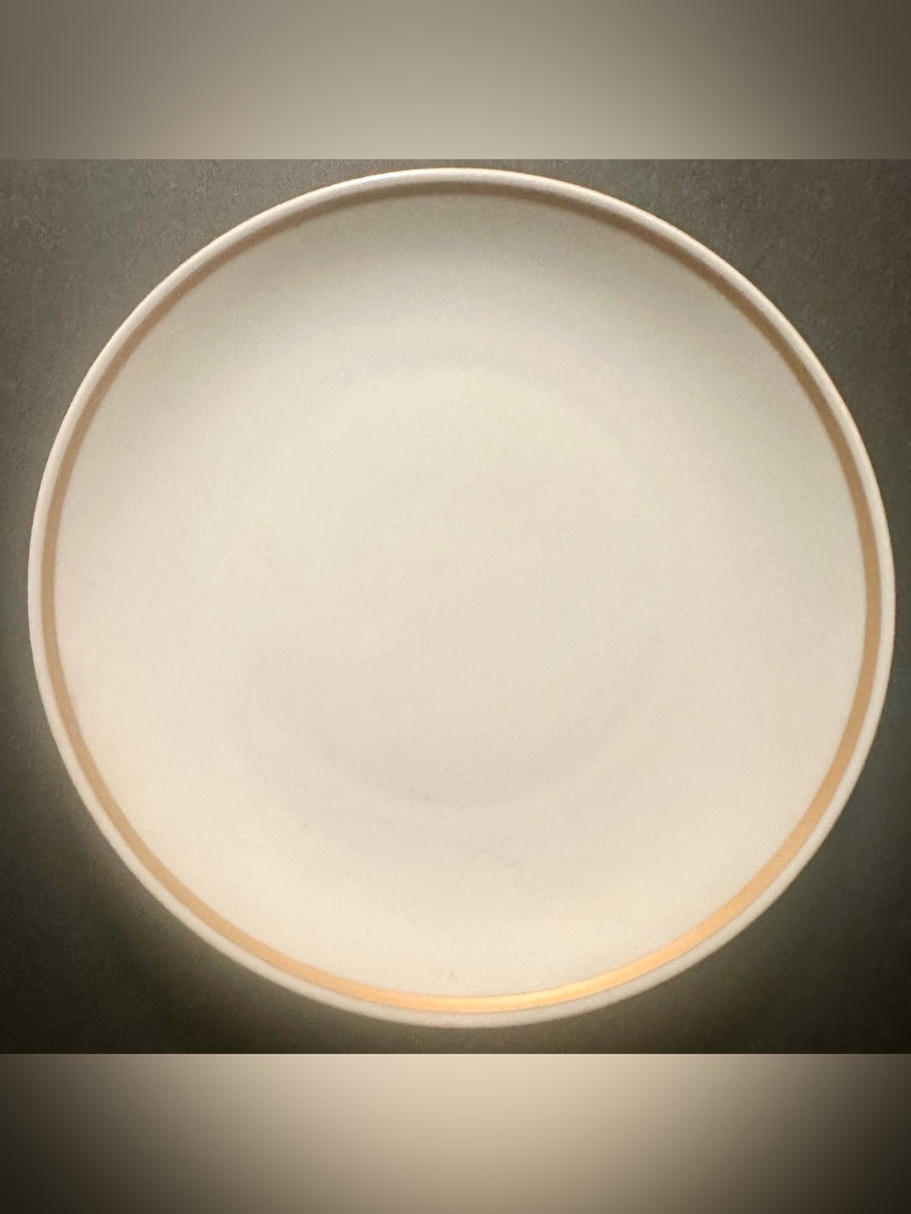 Vintage Pan Am Airlines gold rim German porcelain 6” salad side dish plate NOS